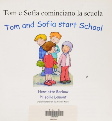 Tom and Sofia Start School in Italian and English