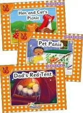 Jolly Phonics Orange Level Readers Set 2: in Precursive Letters (British English edition)