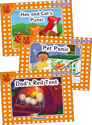 Jolly Phonics Orange Level Readers Set 2: in Precursive Letters (British English edition)