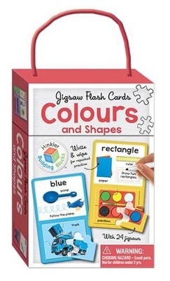Building Blocks Colours & Shapes Jigsaw Flash Cards