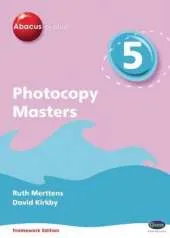 Abacus Evolve Year 5/P6: Photocopy Masters Framework Edition