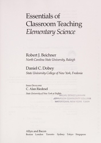 Essentials Classroom Teaching: Elementary Science