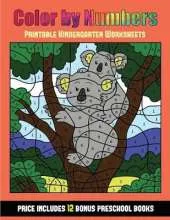 Printable Kindergarten Worksheets (Color By Number - Animals): 36 Color By Number - animal activity sheets designed to develop pen control and number skills in preschool children. The price of this book includes 12 printable PDF kindergarten workbooks
