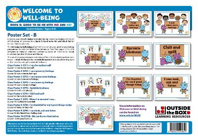 Welcome to Well-Being: Poster Pack B: Good to be Me with Mo & Ko