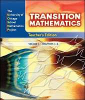 Transition Mathematics: Teacher's Edition 2 Volume Set