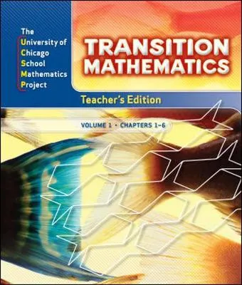Transition Mathematics: Teacher's Edition 2 Volume Set