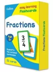 Fractions Flashcards: Ideal for Home Learning