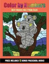 Best Books for 2 Year Olds (Color By Number - Animals): 36 Color By Number - animal activity sheets designed to develop pen control and number skills in preschool children. The price of this book includes 12 printable PDF kindergarten workbooks