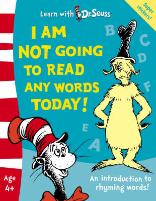 I Am Not Going To Read Any Words Today!: The Back to School Range