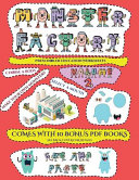 Preschooler Education Worksheets (Cut and paste Monster Factory - Volume 2): This book comes with a collection of downloadable PDF books that will help your child make an excellent start to his/her education. Books are designed to improve hand-eye coor