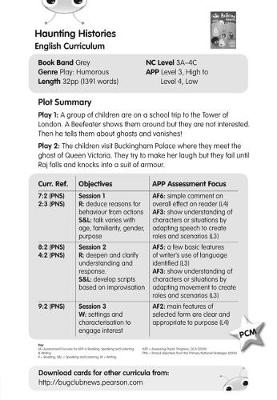 BC JD Plays Grey/3A-4C Haunting Histories Guided Reading Card