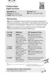 BC JD Plays Blue (KS2)/4B-4A Curious Cases... Guided Reading Card