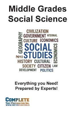 Middle Grades Social Science Skill Practice: Practice Test Questions for US History, World History, Geography, Civics, and Economics