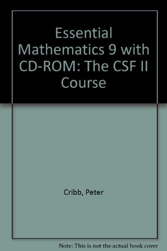 Essential Mathematics 9 with CD-ROM: The CSF II Course