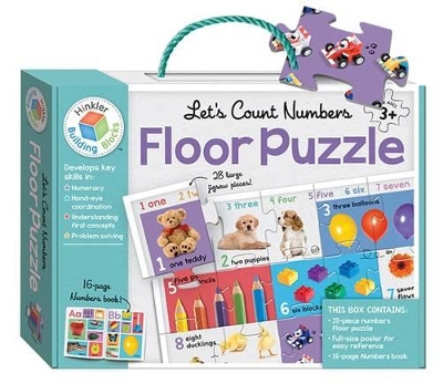Let's Count Numbers Building Blocks Floor Puzzles