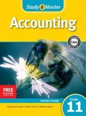 Study & Master Accounting Teacher's Guide Grade 11 Teacher's Guide Grade 11