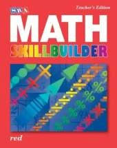 SRA Math Skillbuilder - Teacher Edition Level 3 - Red