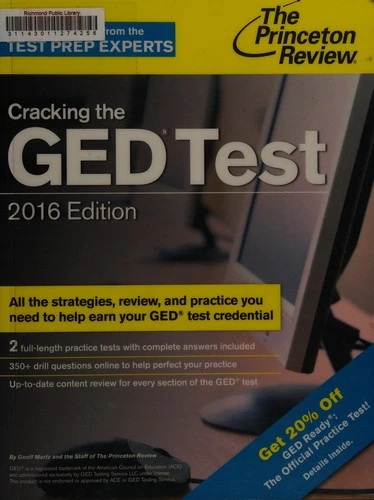 Cracking The Ged Test With 2 Practice Exams, 2016 Edition