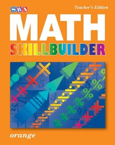 SRA Math Skillbuilder - Teacher Edition Level 4 - Orange