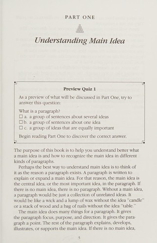 Understand Main Idea Advanced