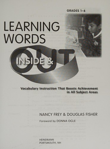 Learning Words Inside and Out, Grades 1-6: Vocabulary Instruction That Boosts Achievement in All Subject Areas