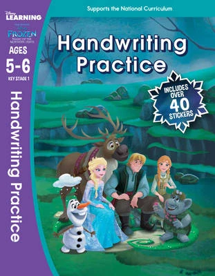 Frozen Magic of the Northern Lights: Handwriting Practice (Ages 5-6)
