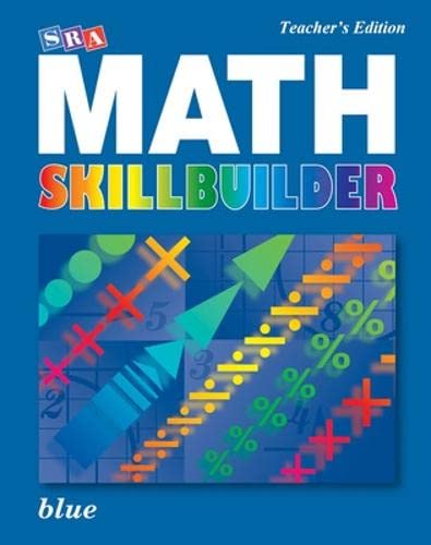 SRA Math Skillbuilder - Teacher Edition Level 7 - Blue