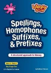 Spellings, Homophones, Suffixes & Prefixes Year 4 Term 1: A Structured Approach to Literacy