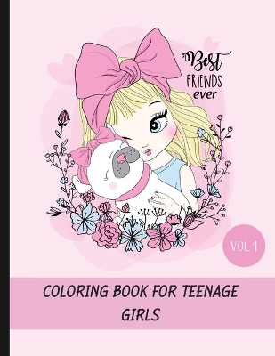 Coloring book for teenage girls