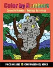 Color By Number Animals Activities (Color By Number - Animals): 36 Color By Number - animal activity sheets designed to develop pen control and number skills in preschool children. The price of this book includes 12 printable PDF kindergarten workbooks