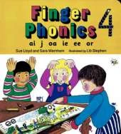 Finger Phonics book 4: in Precursive Letters (British English edition)