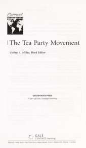 The Tea Party Movement