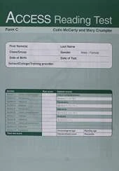 Access Reading Test (Art): Form C Pk10