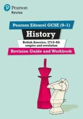 Pearson REVISE Edexcel GCSE History British America Revision Guide and Workbook inc online edition - 2023 and 2024 exams