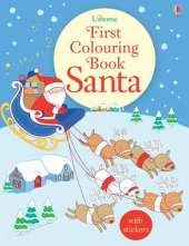 First Colouring Book Santa + stickers