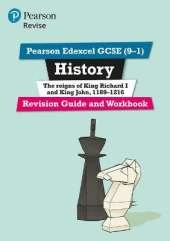 Pearson REVISE Edexcel GCSE History King Richard I and King John Revision Guide and Workbook inc online edition - 2023 and 2024 exams