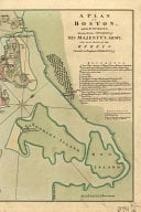 A plan of Boston, and its environs / shewing the true situation of His Majesty's army, and also those of the rebels: A Poetose Notebook / Journal / Diary (50 pages/25 sheets)