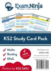 KS2 SATs Study Card Pack: Maths, Reading & SPaG: Great for SATs. New Curriculum Ready
