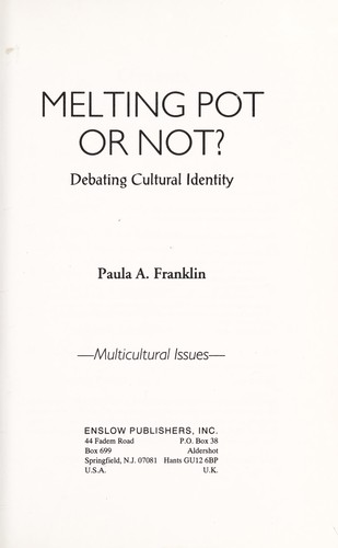 Melting Pot or Not?: Debating Cultural Identity