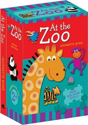 At The Zoo Book And Floor Puzzle