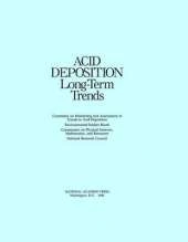 Acid Deposition: Long-Term Trends