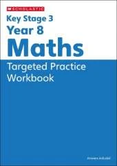 KS3 Year 8 Maths Targeted Practice Workbook with answers.