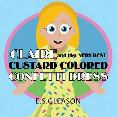 Claire and Her Very Best Custard Colored Confetti Dress