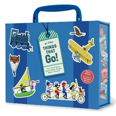 My First Things That Go: A Four-Board-Book Box Set of Boats, Planes, Bikes, and Trains for Toddlers 1-3
