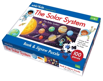 The Solar System Book and Jigsaw Puzzle