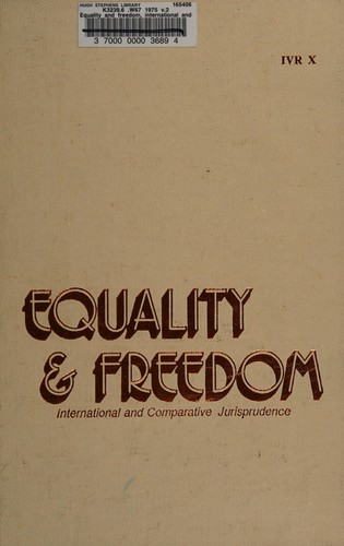 Equality and Freedom : International and Comparative Jurisprudence