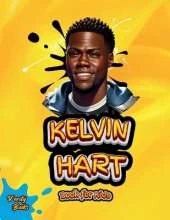 Kelvin Hart Book for Kids: The biography of legendary American comedian and actor for kids. Colored pages.