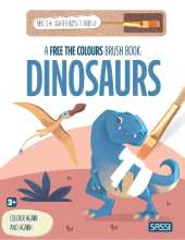 A Free the Colours Brush Book: Dinosaurs