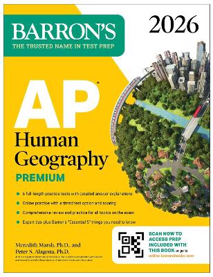 AP Human Geography Premium, 2026: Prep Book with 6 Practice Tests+ Comprehensive Review + Online Practice