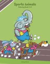 Sports Animals Coloring Book 1 & 2